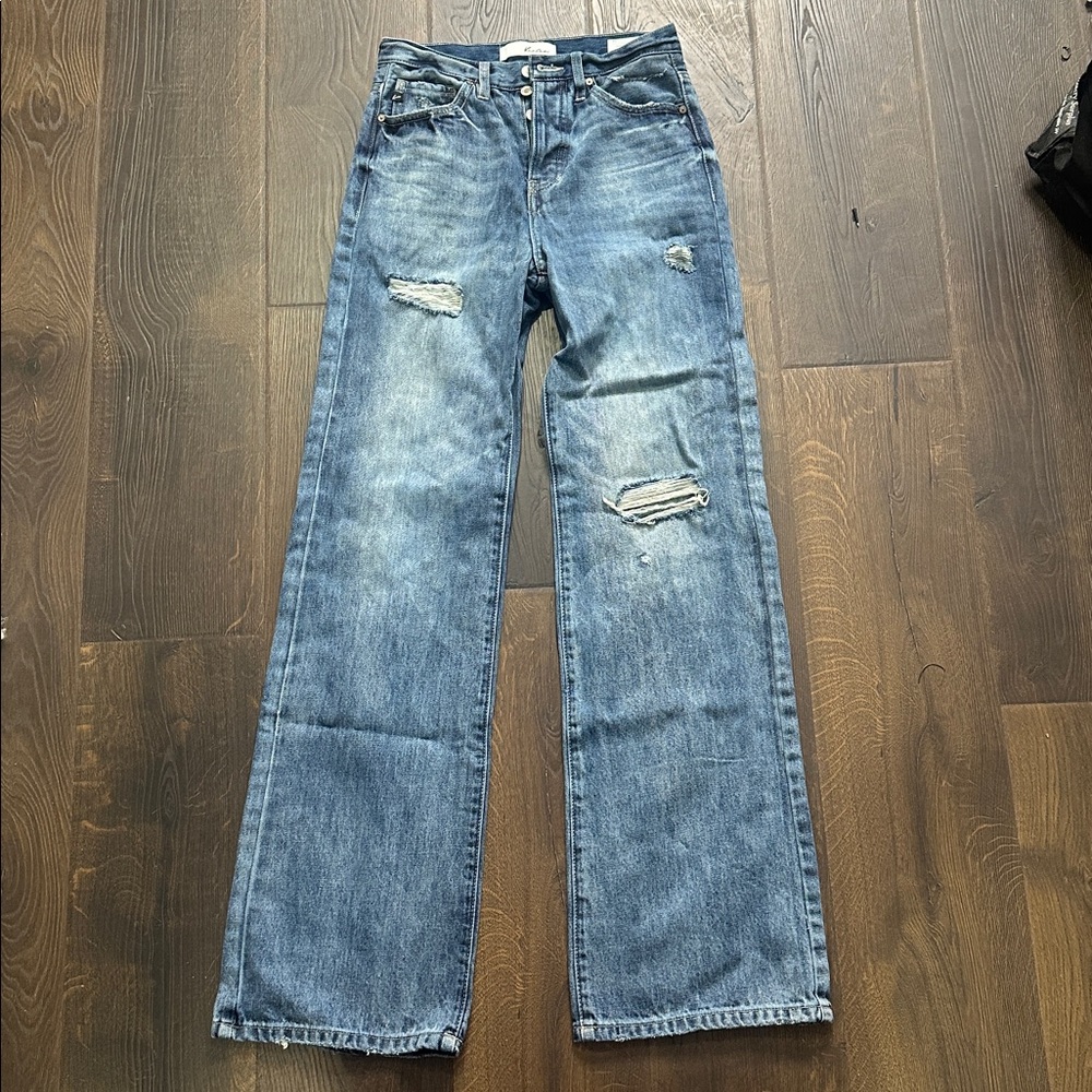KanCan Blue Distressed Women Jeans